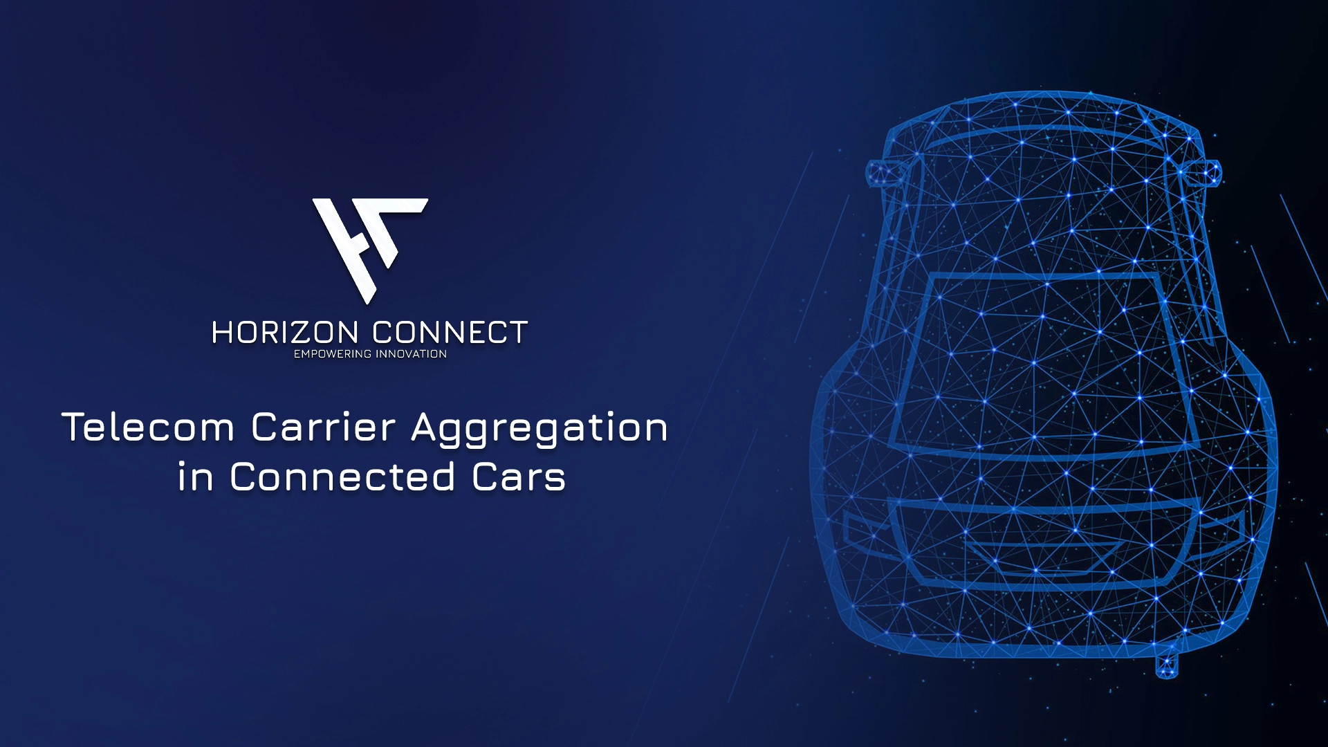 Telecom Carrier Aggregation in Connected Cars