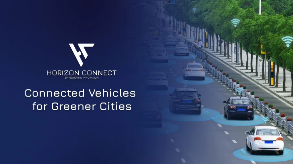 Connected Vehicles for Greener Cities
